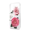 Guess GUHCN58ROSTRT iPhone 11 Protransparent hardcase Flower Desire Pink & White Rose